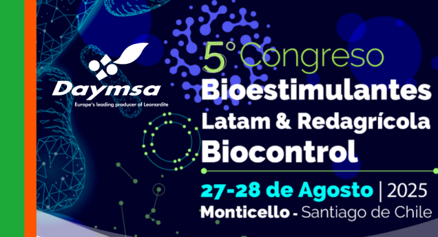 Daymsa refuerza su compromiso con la innovación en bioestimulantes en el 5º Congreso Bioestimulantes Latam & Redagrícola Biocontrol